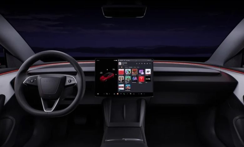 2024 tesla model 3 interior