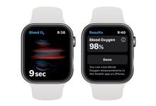 oxygen sensor apple watch
