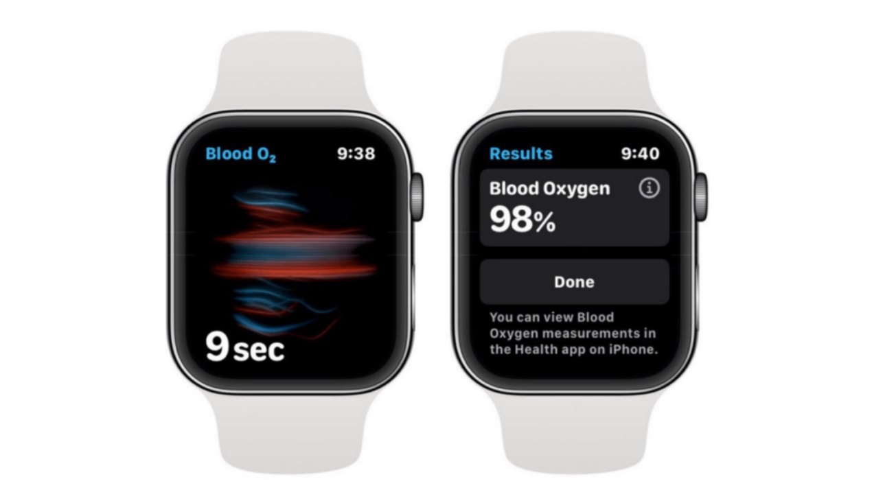oxygen sensor apple watch